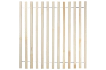 Seng med lamellramme Boisset - Brun/Gummitre, 180x200 cm - Møbler - Senger - Sengeramme & sengestamme