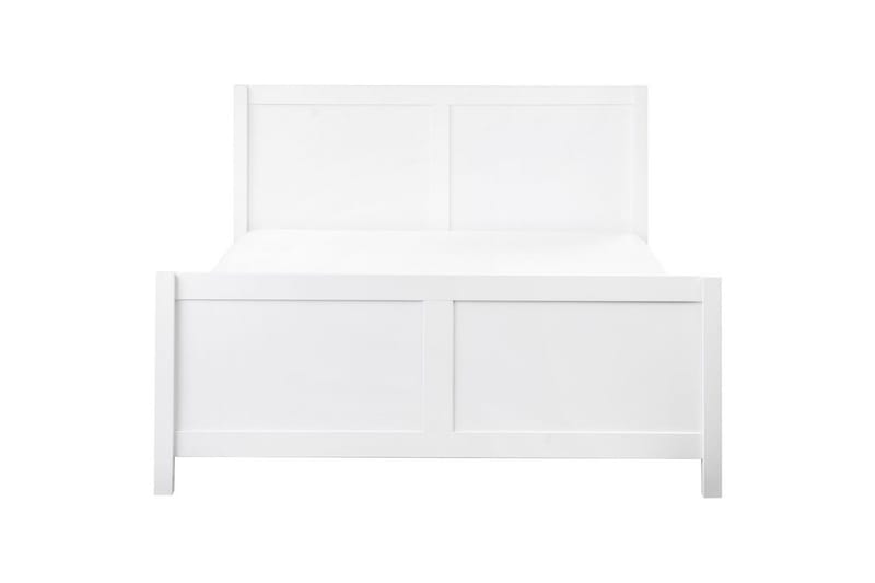 Seng med lamellramme Champagnat - Hvit, 140x200 cm - Møbler - Senger - Sengeramme & sengestamme