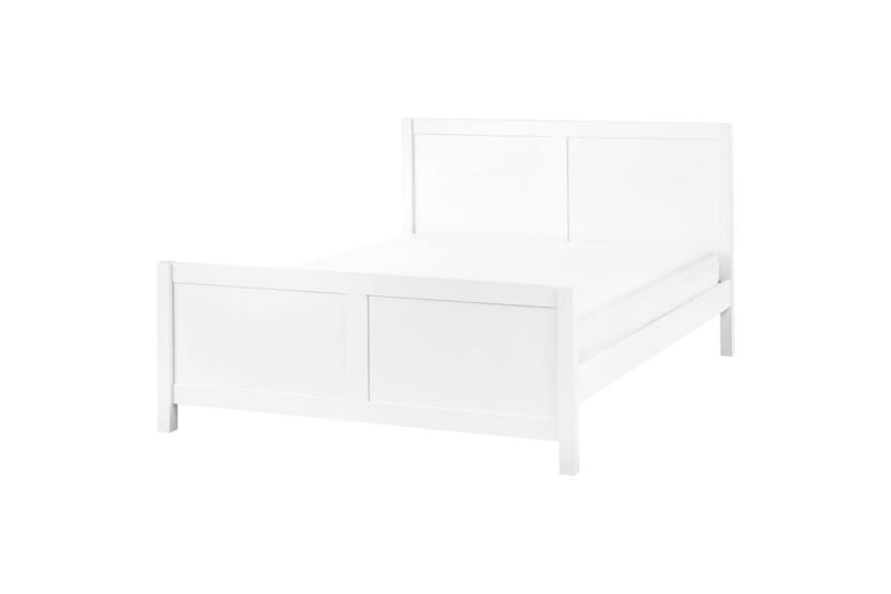 Seng med lamellramme Champagnat, Hvit, 140x200 cm