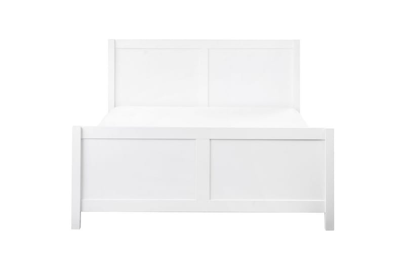 Seng med lamellramme Champagnat - Hvit, 140x200 cm - Møbler - Senger - Sengeramme & sengestamme