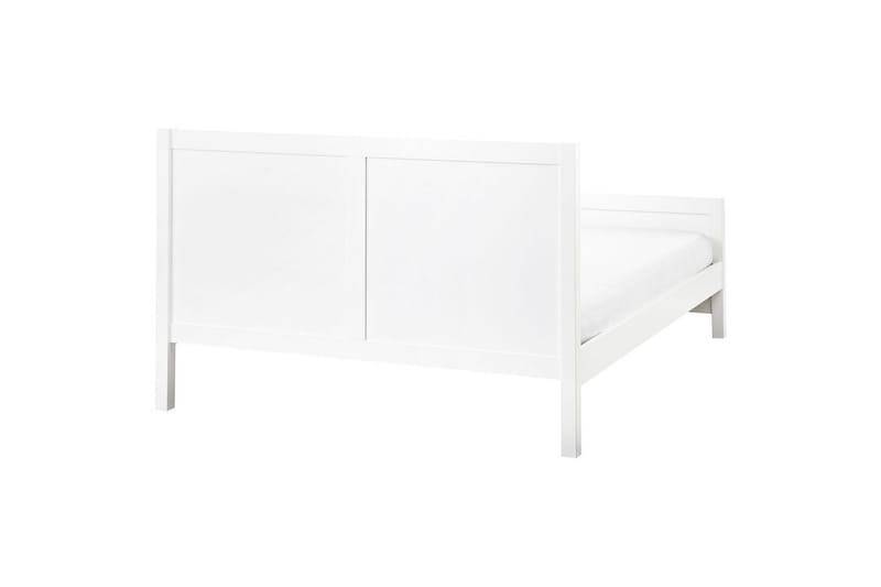 Seng med lamellramme Champagnat - Hvit, 140x200 cm - Møbler - Senger - Sengeramme & sengestamme