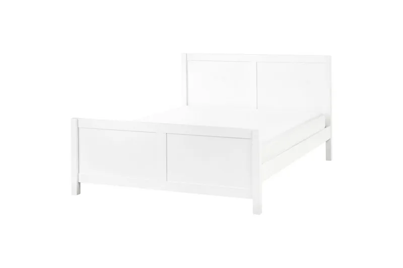 Seng med lamellramme Champagnat - Hvit, 140x200 cm - Møbler - Senger - Sengeramme & sengestamme