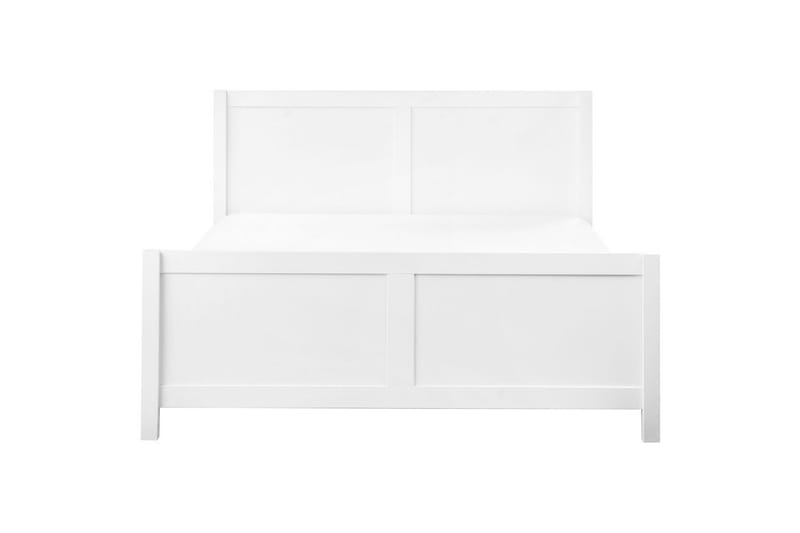 Seng med lamellramme Champagnat - Hvit, 160x200 cm - Møbler - Senger - Sengeramme & sengestamme