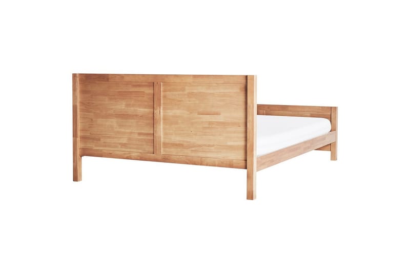 Seng med lamellramme Champagnat - Lyst tre, 180x200 cm - Møbler - Senger - Sengeramme & sengestamme