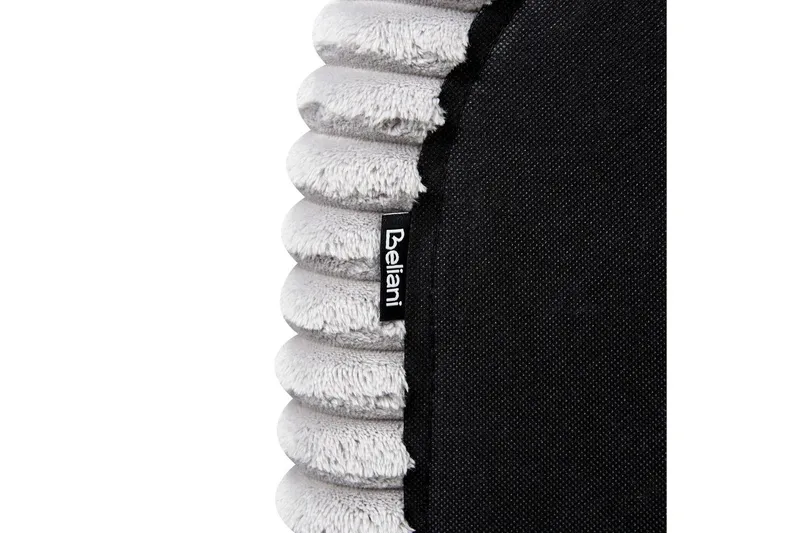 Seng med lamellramme Flayat - Grå, svart, 140x200 cm - Møbler - Senger - Sengeramme & sengestamme