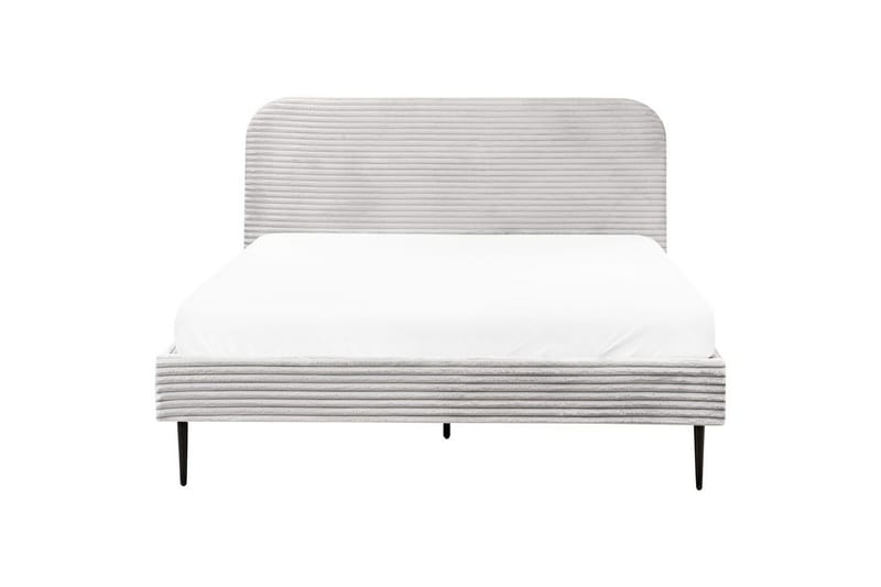 Seng med lamellramme Flayat - Grå, svart, 160x200 cm - Møbler - Senger - Sengeramme & sengestamme