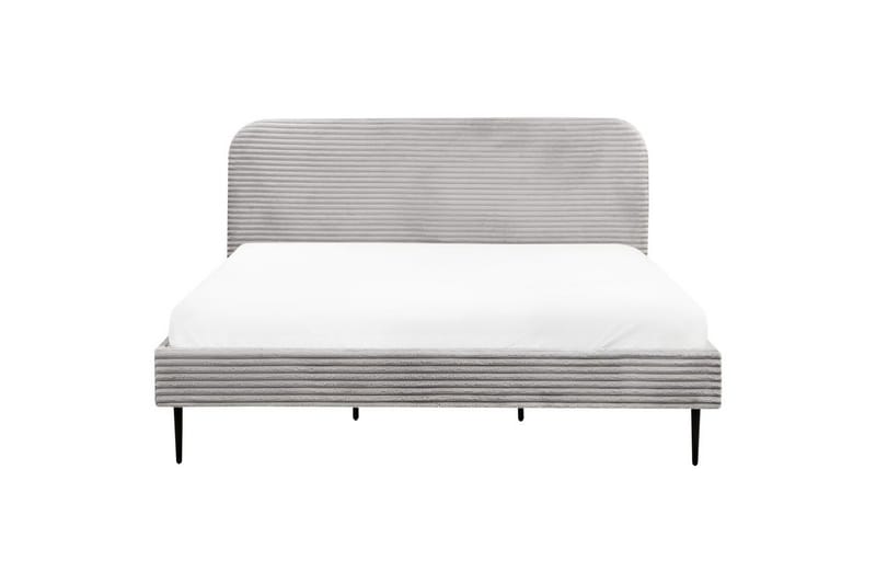 Seng med lamellramme Flayat - Grå, svart, 180x200 cm - Møbler - Senger - Sengeramme & sengestamme