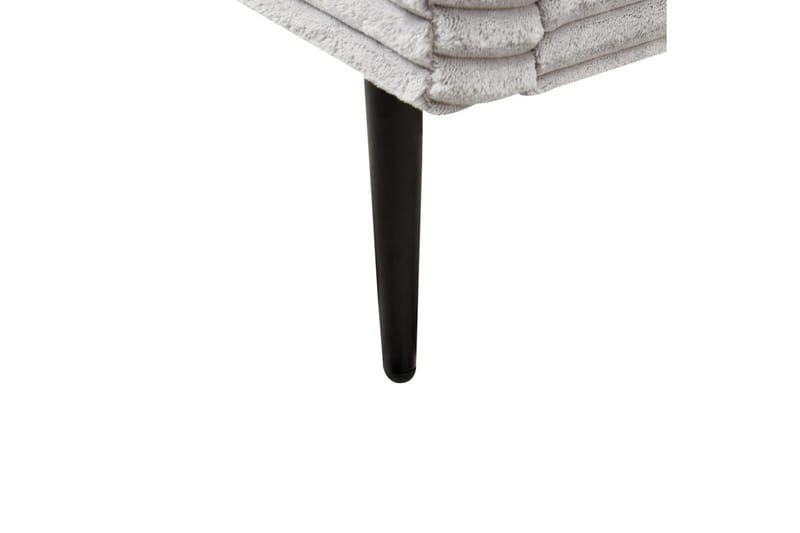 Seng med lamellramme Flayat - Grå, svart, 180x200 cm - Møbler - Senger - Sengeramme & sengestamme