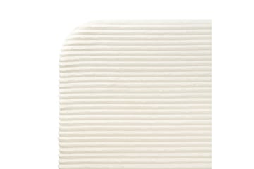 Seng med lamellramme Flayat - Hvit, Svart, 140x200 cm - Møbler - Senger - Sengeramme & sengestamme
