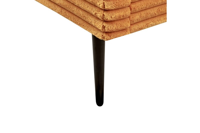 Seng med lamellramme Flayat - Oransje, svart, 160x200 cm - Møbler - Senger - Sengeramme & sengestamme