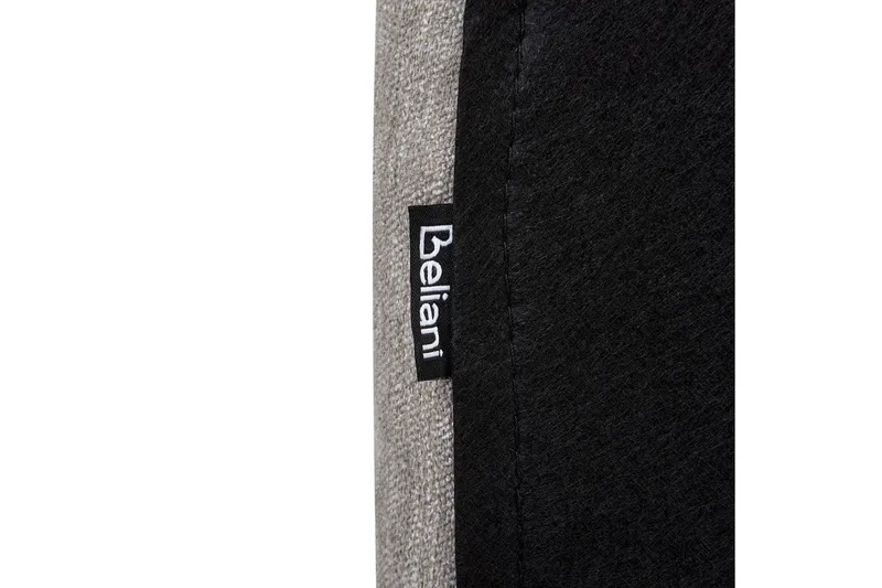 Seng med lamellramme Lavardens - Beige, svart, 160x200 cm - Møbler - Senger - Sengeramme & sengestamme