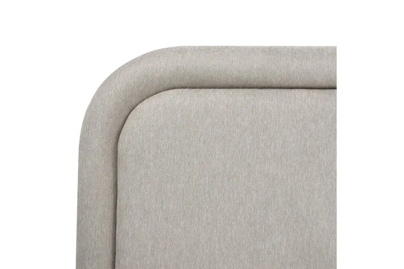 Seng med lamellramme Lavardens - Taupe, svart, 180x200 cm - Møbler - Senger - Sengeramme & sengestamme