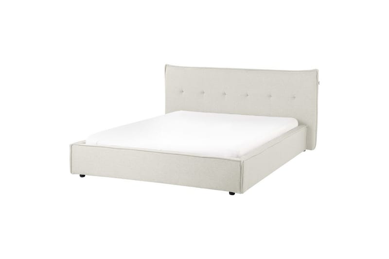 Seng med lamellramme Lestre - Hvit, Svart, 160x200 cm - Møbler - Senger - Sengeramme & sengestamme