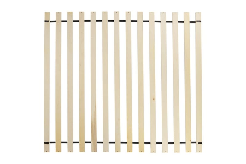 Seng med lamellramme Lestre - Hvit, Svart, 160x200 cm - Møbler - Senger - Sengeramme & sengestamme