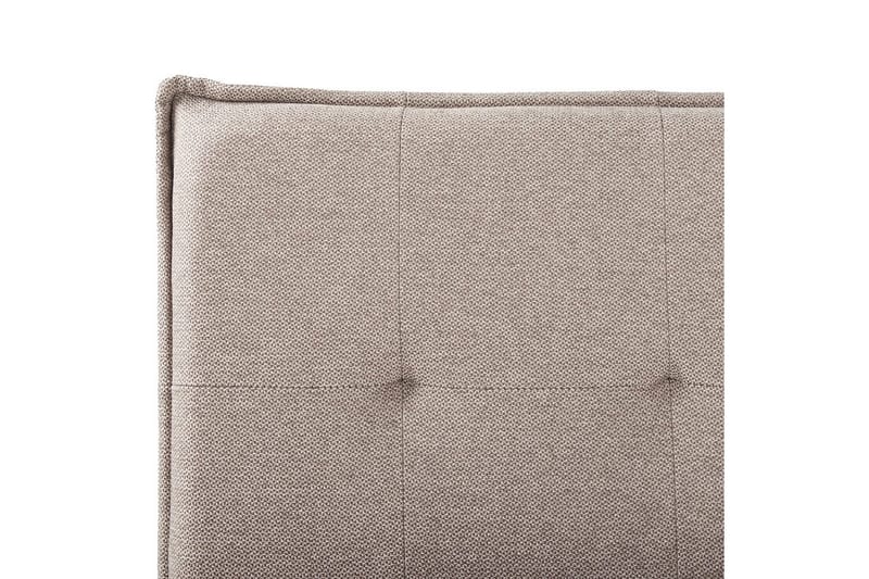 Seng med lamellramme Lestre - Taupe, svart, 160x200 cm - Møbler - Senger - Sengeramme & sengestamme