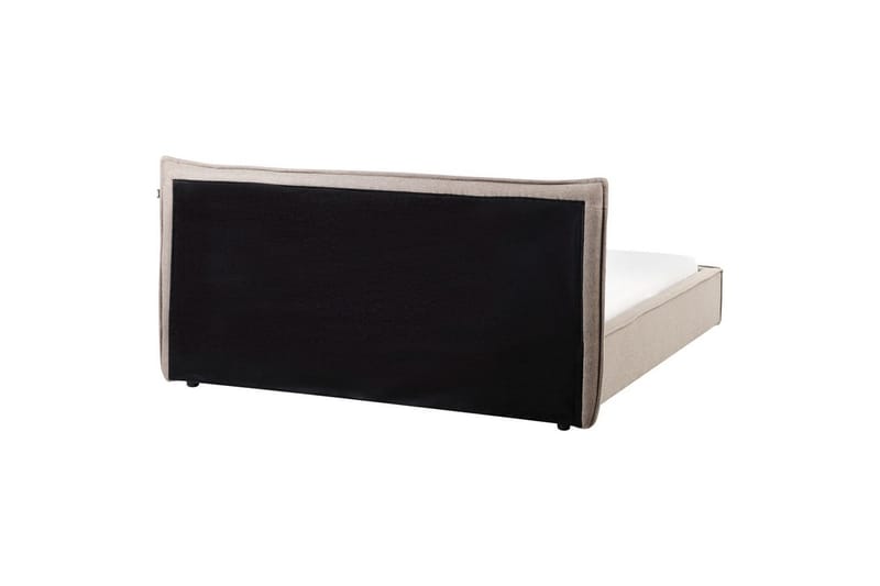 Seng med lamellramme Lestre - Taupe, svart, 160x200 cm - Møbler - Senger - Sengeramme & sengestamme