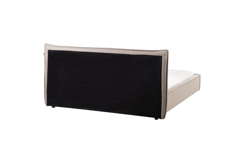Seng med lamellramme Lestre - Taupe, svart, 160x200 cm - Møbler - Senger - Sengeramme & sengestamme