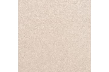 Seng med lamellramme Limanton - Beige, lyst tre, svart/bouclé, Beige, lyst tre, svart/Bouclé, 160x200 cm - Møbler - Senger - Sengeramme & sengestamme