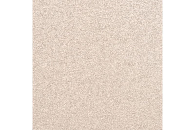Seng med lamellramme Limanton - Beige, lyst tre, svart/bouclé, Beige, lyst tre, svart/Bouclé, 180x200 cm - Møbler - Senger - Sengeramme & sengestamme
