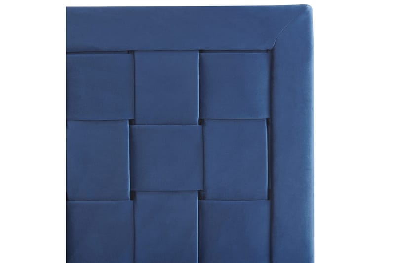 Seng med lamellramme Limoux - Blå, 140x200 cm - Møbler - Senger - Sengeramme & sengestamme