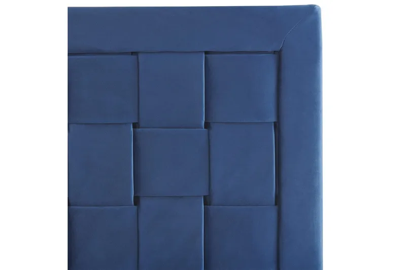 Seng med lamellramme Limoux - Blå, 140x200 cm - Møbler - Senger - Sengeramme & sengestamme