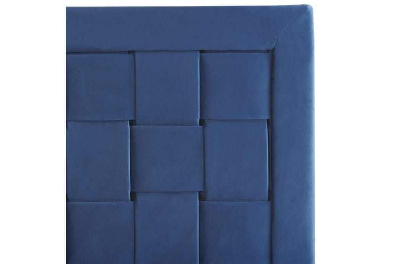 Seng med lamellramme Limoux - Blå, 140x200 cm - Møbler - Senger - Sengeramme & sengestamme