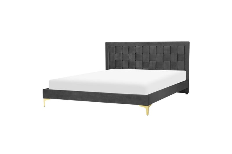 Seng med lamellramme Limoux - Svart, 160x200 cm - Møbler - Senger - Sengeramme & sengestamme