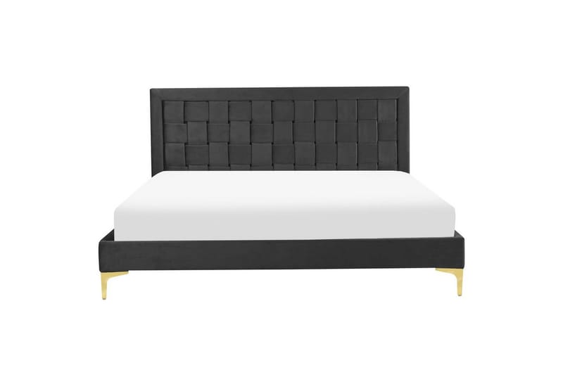 Seng med lamellramme Limoux - Svart, 160x200 cm - Møbler - Senger - Sengeramme & sengestamme