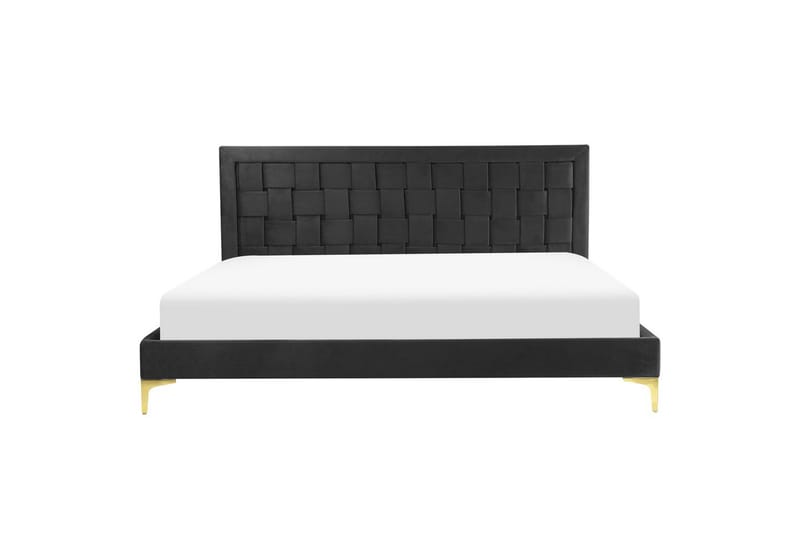 Seng med lamellramme Limoux - Svart, 180x200 cm - Møbler - Senger - Sengeramme & sengestamme