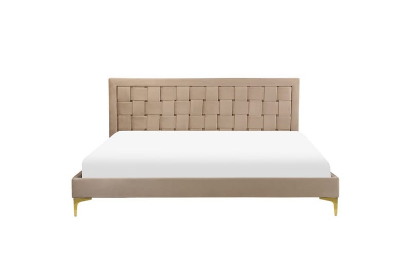 Seng med lamellramme Limoux - Taupe, 180x200 cm - Møbler - Senger - Sengeramme & sengestamme