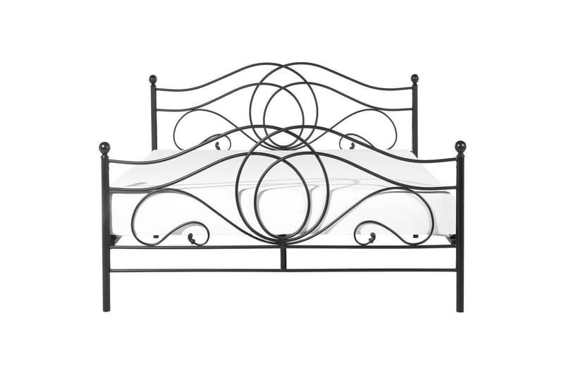 Seng med lamellramme Lyra - Svart - Møbler - Senger - Sengeramme & sengestamme