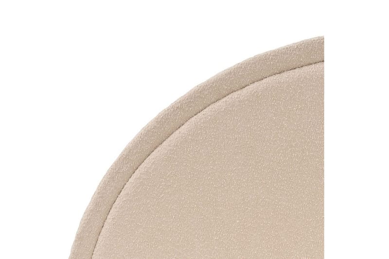 Seng med lamellramme Margut - Beige/Bouclé, 160x200 cm - Møbler - Senger - Sengeramme & sengestamme