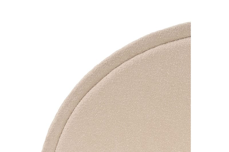 Seng med lamellramme Margut - Beige/Bouclé, 180x200 cm - Møbler - Senger - Sengeramme & sengestamme