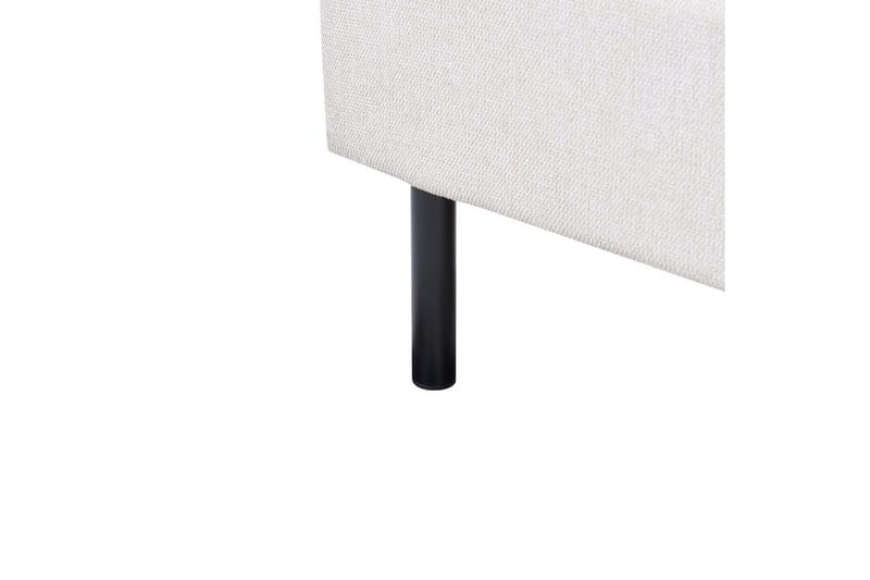Seng med lamellramme Margut - Beige/Polyester, 180x200 cm - Møbler - Senger - Sengeramme & sengestamme
