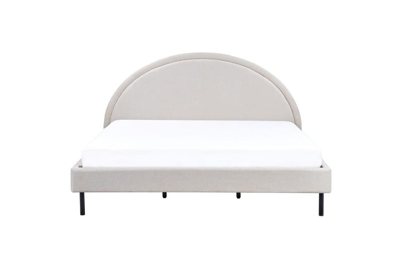 Seng med lamellramme Margut - Beige/Polyester, 180x200 cm - Møbler - Senger - Sengeramme & sengestamme
