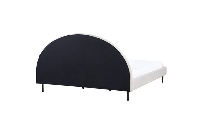 Seng med lamellramme Margut - Beige/Polyester, 180x200 cm - Møbler - Senger - Sengeramme & sengestamme