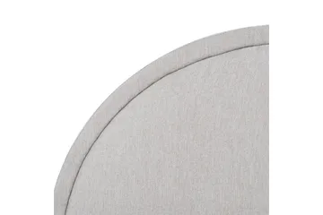 Seng med lamellramme Margut - Grå/Polyester, Grå/polyester, 180x200 cm - Møbler - Senger - Sengeramme & sengestamme