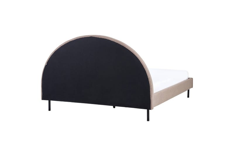 Seng med lamellramme Margut - Taupe/Bouclé, 160x200 cm - Møbler - Senger - Sengeramme & sengestamme