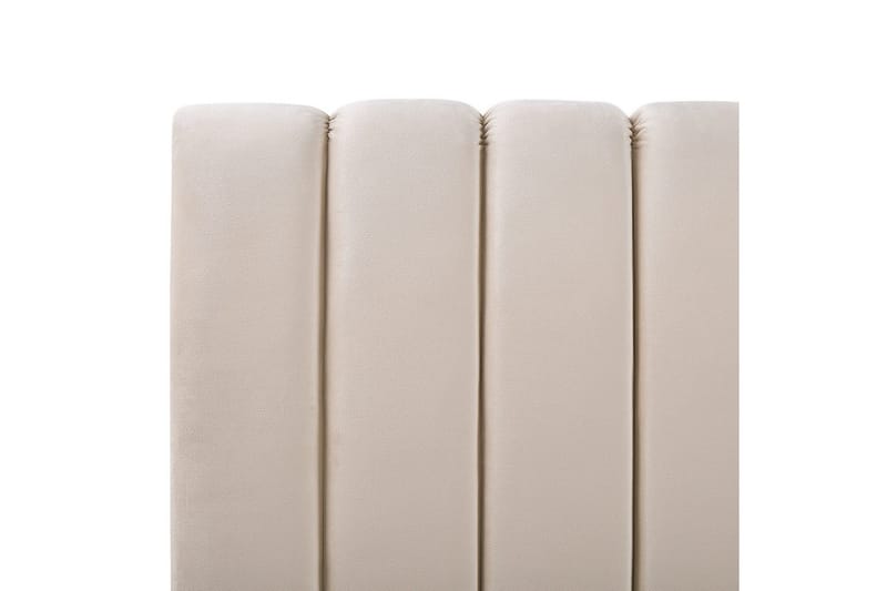 Seng med lamellramme Marville - Beige, gull, Beige, Gull, 180x200 cm - Møbler - Senger - Sengeramme & sengestamme