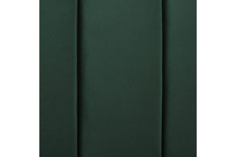 Seng med lamellramme Marville - Grønn, gull, Grønn, Gull, 140x200 cm - Møbler - Senger - Sengeramme & sengestamme