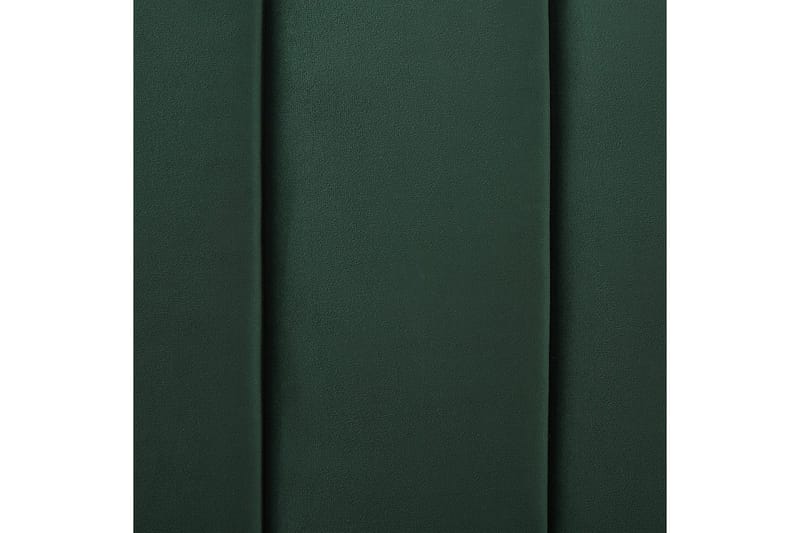 Seng med lamellramme Marville - Grønn, gull, Grønn, Gull, 140x200 cm - Møbler - Senger - Sengeramme & sengestamme