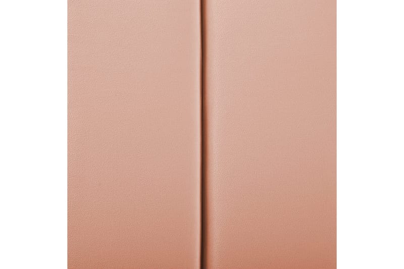 Seng med lamellramme Marville - Rosa, Gull, Rosa, gull, 140x200 cm - Møbler - Senger - Sengeramme & sengestamme