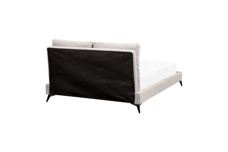 Seng med lamellramme Melle - Lys beige/Mansjettstoff, Lysebeige/Manchestertøy, Lys beige/Kordfløyel, Lys beige/Manchester, 140x200 cm - Møbler - Senger - Sengeramme & sengestamme