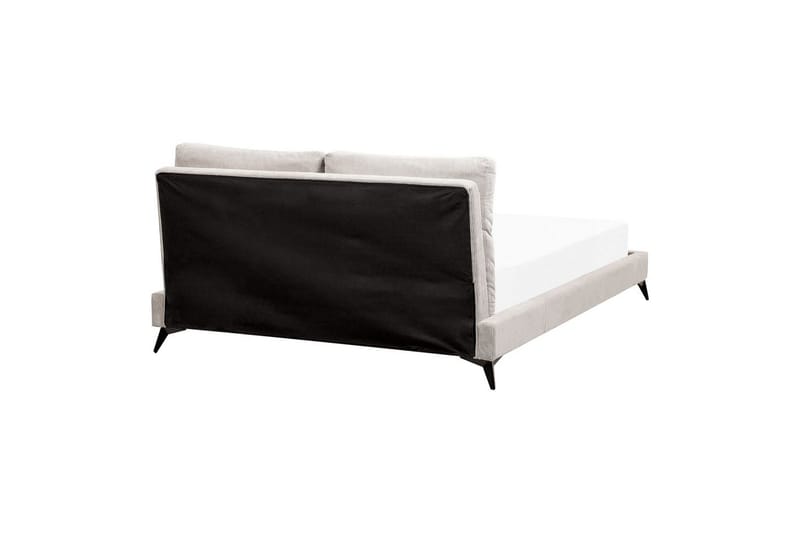 Seng med lamellramme Melle - Lys beige/Mansjettstoff, Lysebeige/Manchestertøy, Lys beige/Kordfløyel, Lys beige/Manchester, 160x200 cm - Møbler - Senger - Sengeramme & sengestamme