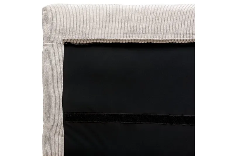 Seng med lamellramme Melle - Lys beige/Mansjettstoff, Lysebeige/Manchestertøy, Lys beige/Kordfløyel, Lys beige/Manchester, 180x200 cm - Møbler - Senger - Sengeramme & sengestamme