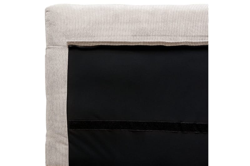 Seng med lamellramme Melle - Taupe/Manchesterstoff, Taupe/cordfløyel, 180x200 cm - Møbler - Senger - Sengeramme & sengestamme