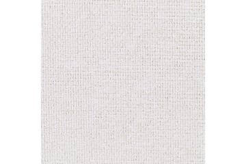 Seng med lamellramme Millay - Hvit, lyst tre, svart/Polyester, Hvit, lyst treverk, svart/polyester, 140x200 cm - Møbler - Senger - Sengeramme & sengestamme