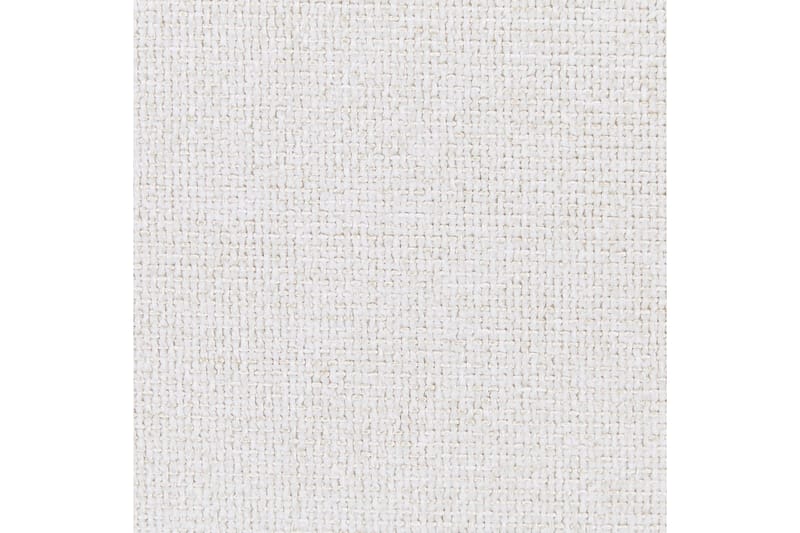 Seng med lamellramme Millay - Hvit, lyst tre, svart/Polyester, Hvit, lyst treverk, svart/polyester, 140x200 cm - Møbler - Senger - Sengeramme & sengestamme