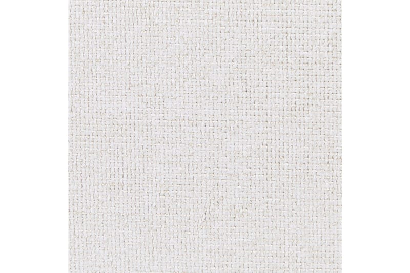 Seng med lamellramme Millay - Hvit, lyst tre, svart/Polyester, Hvit, lyst treverk, svart/polyester, 160x200 cm - Møbler - Senger - Sengeramme & sengestamme