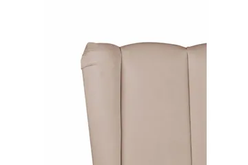 Seng med lamellramme Miribel - Taupe, gull, 160x200 cm - Møbler - Senger - Sengeramme & sengestamme
